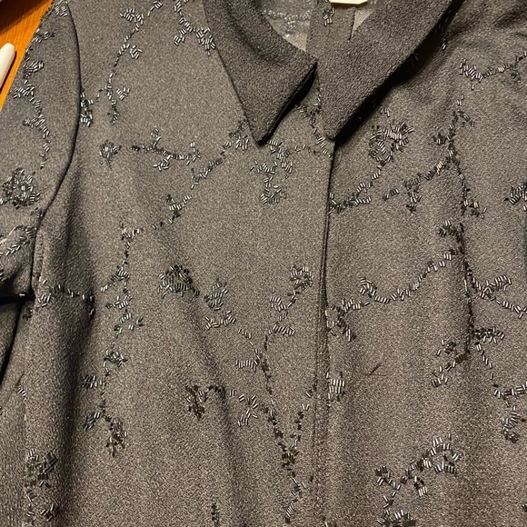 K Studio beaded jacket. Size 14. Vintage, made in USA - Picture 6 of 12
